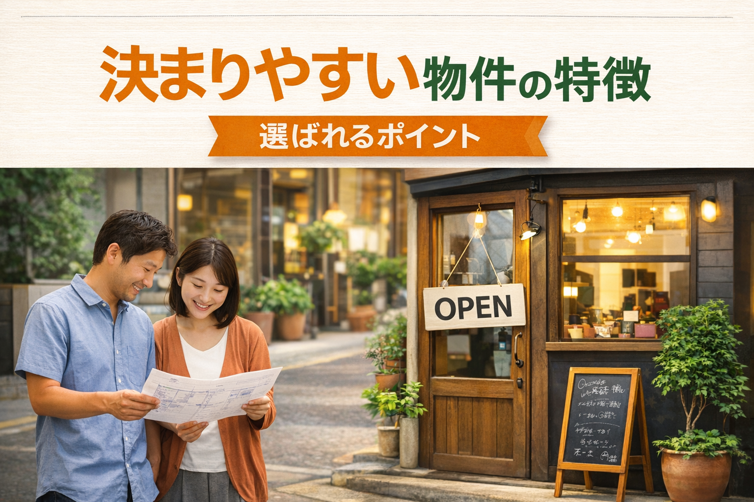 テナントが決まりやすい物件の特徴とは？オーナーが見直したいポイント